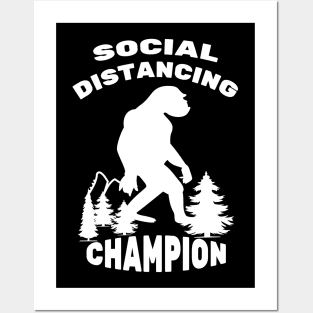 Social Distancing Champion Posters and Art